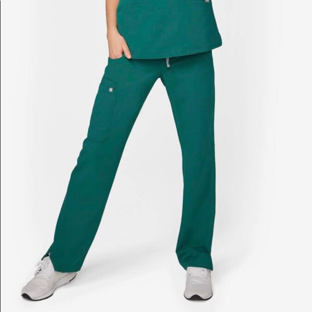 Hunter green Kade figs scrub bottoms